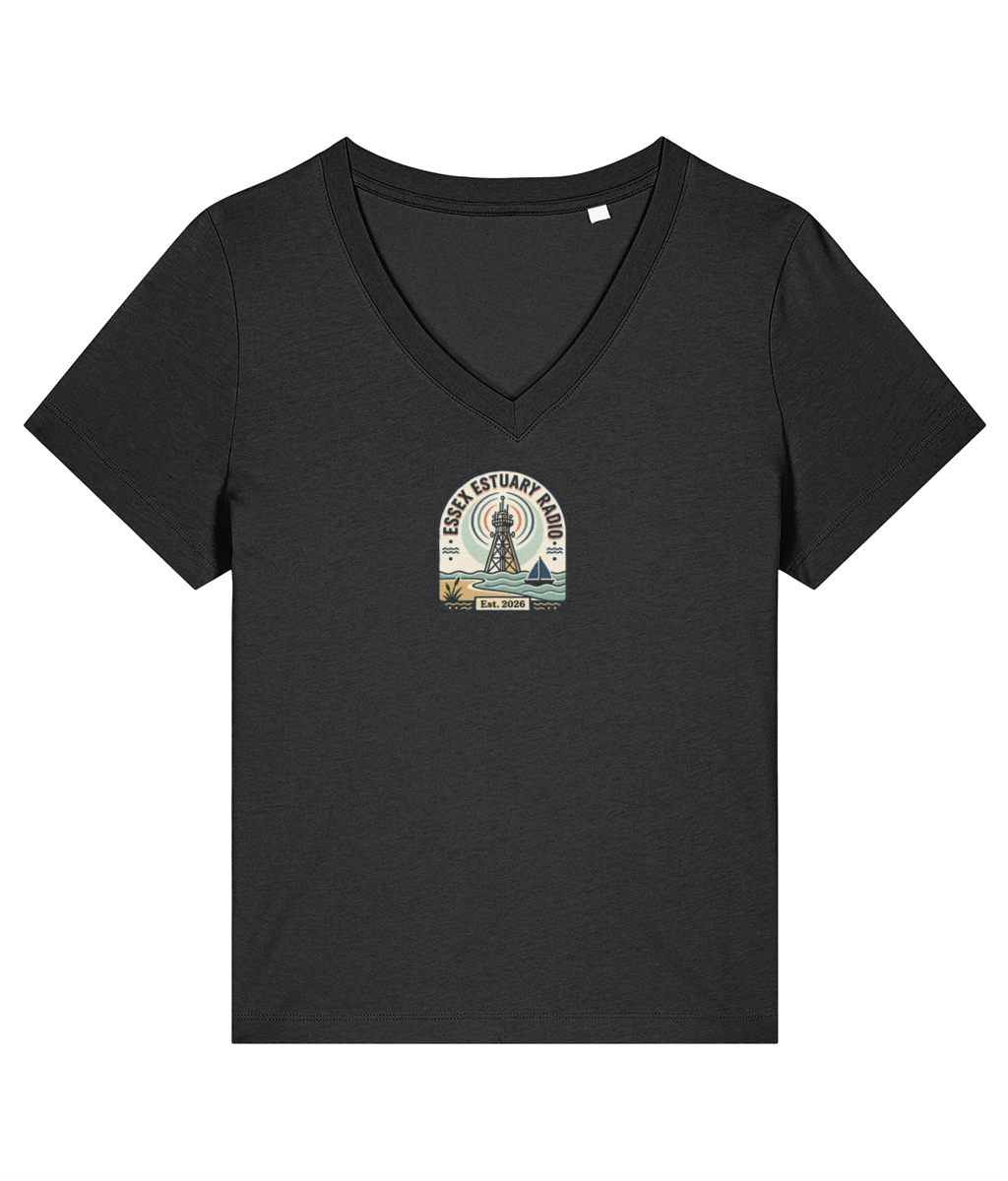 EER Coastal Badge Women’s V-Neck T-Shirt